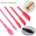 Create Personalized Mixing Sampling DIY Sculpture Makeup Dual Heads Silicone Spatula - Non-Stick,flexible & Durable