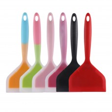 Custom Design Non-Stick Pancake Shovel Wide Silicone Spatula Turner for Frying