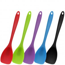 Custom Heat Resistant Eco-Friendly Stirring Scooping Silicone Handle Spatula