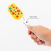 Customized Christmas Pattern Large Silicone Spatula with Transparent ABS Handle - Non-Stick,flexible & Durable