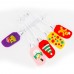 Customized Christmas Pattern Large Silicone Spatula with Transparent ABS Handle - Non-Stick,flexible & Durable
