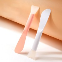 Factory Manufacture Double Head Beauty Clay Applicator Silicone Facial Makeup Brush