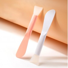 Factory Manufacture Double Head Beauty Clay Applicator Silicone Facial Makeup Brush