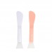 Factory Manufacture Double Head Beauty Clay Applicator Silicone Facial Makeup Brush - Non-Stick,flexible & Durable