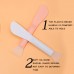 Factory Manufacture Double Head Beauty Clay Applicator Silicone Facial Makeup Brush - Non-Stick,flexible & Durable