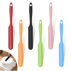 Factory Production Heat Resistant Small Silicone Cooking Spatula with Long Handle