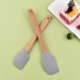 Factory Supply Heat Resistant Baking Cooking Silicone Spatula With Wooden Handle - Non-Stick,flexible & Durable