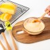Factory Supply Wooden Handle Halloween Pattern Mini Silicone Baking Spatula - Non-Stick,flexible & Durable