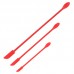 OEM Production Heat Resistant 3 Pcs Multi-Function Long Handle Silicone Cosmetic Spatula - Non-Stick,flexible & Durable