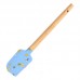 OEM Supply Cake Cream Butter Christmas Wood Handle Silicone Stirring Spatula - Non-Stick,flexible & Durable