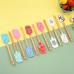 OEM Supply Cake Cream Butter Christmas Wood Handle Silicone Stirring Spatula - Non-Stick,flexible & Durable